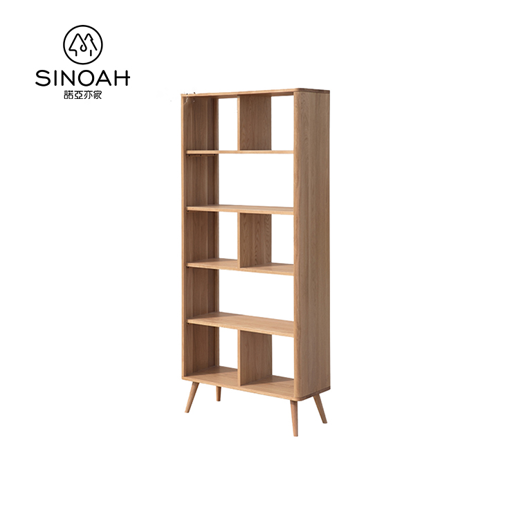 ကျဉ်းမြောင်းသော Oak Bookshelf